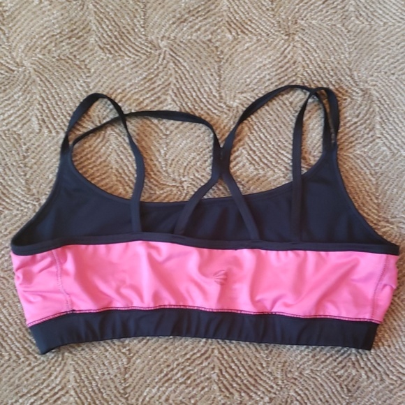 Impact Pink/Black Sports Bra XL - Picture 2 of 7